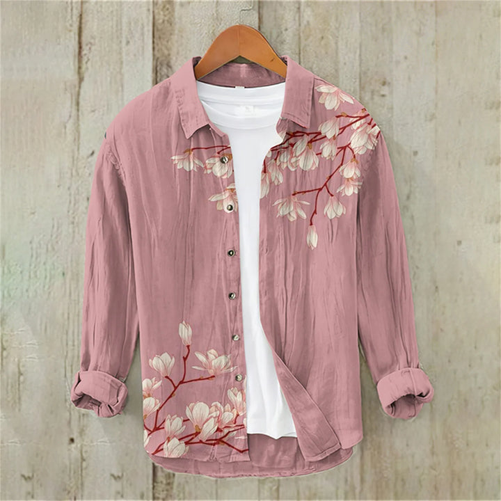 ソウスケ｜桜ヴィンテージリネンシャツ