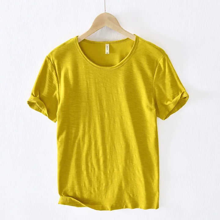 ホーマー｜ソフトニットロールスリーブTシャツ