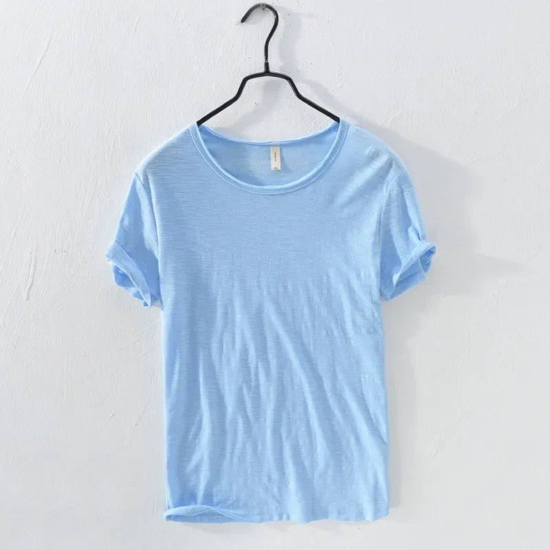 ホーマー｜ソフトニットロールスリーブTシャツ