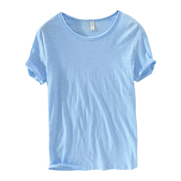 ホーマー｜ソフトニットロールスリーブTシャツ