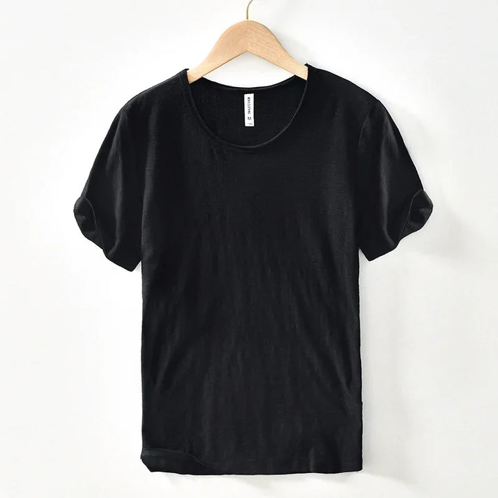 ホーマー｜ソフトニットロールスリーブTシャツ