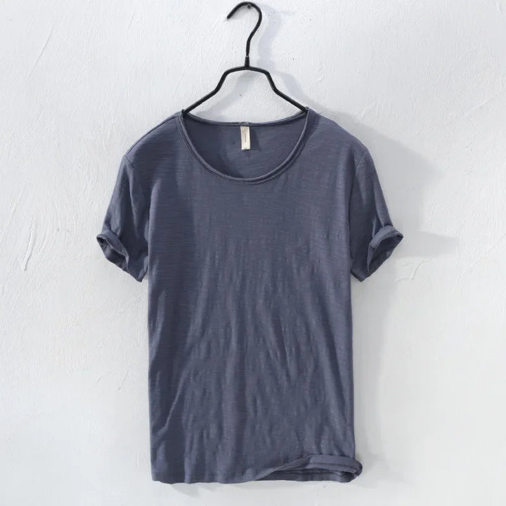 ホーマー｜ソフトニットロールスリーブTシャツ